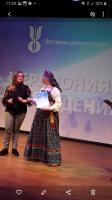 награждается фольклорный коллектив Щедровочка в номинации Вокальное исполнительство